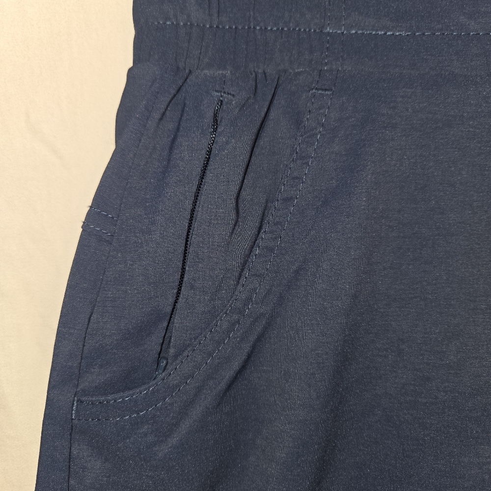 Golf Tennis Skort Blue Size Small Built In Shorts Zip Pocket Missing Drawstring - Picture 5 of 9